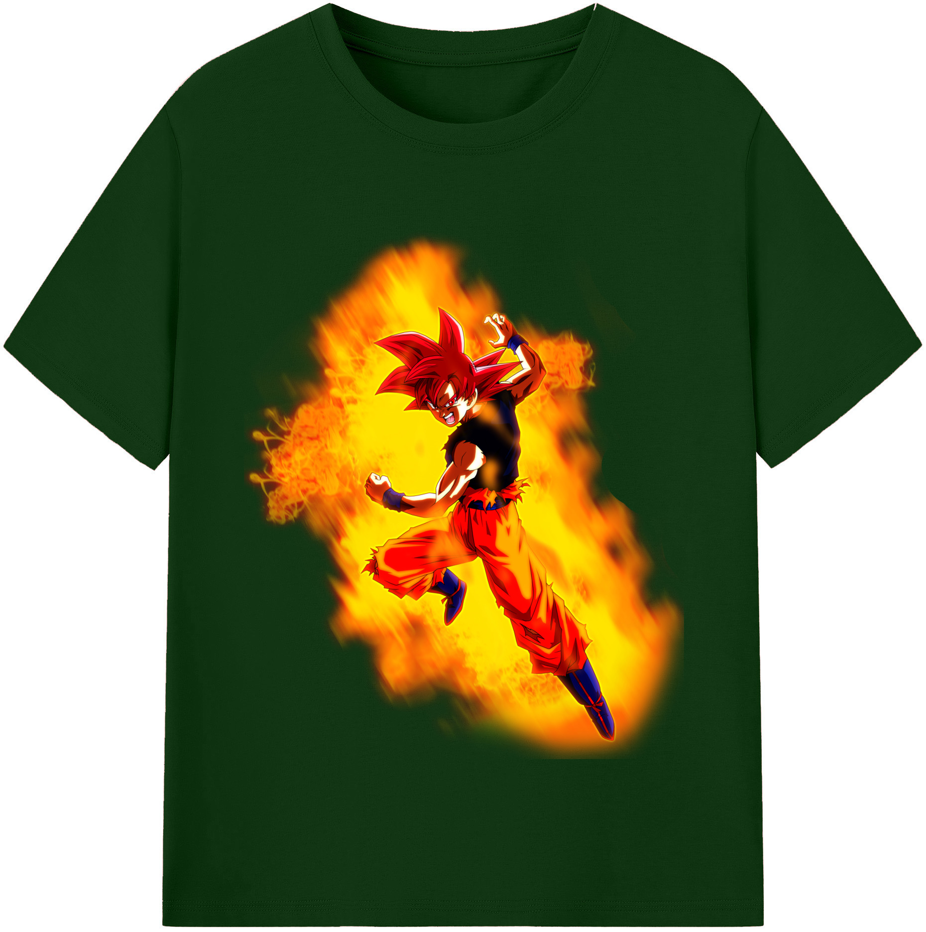 （画像用） ドラゴンボール 孫悟空（そん ごくう）Son Goku カカロット DRAGON BALL Kakarotto 綿100％半袖Tシャツ（フロントプリント）